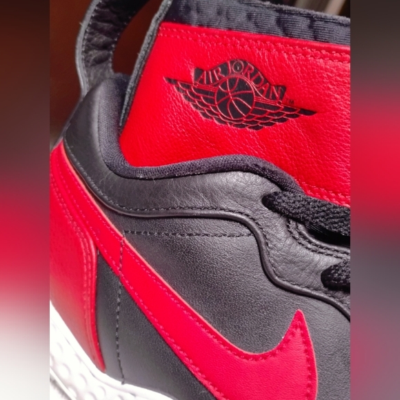 Nike Flare LG QS AJ1 Black Varsity Red Serena - Picture 7 of 14